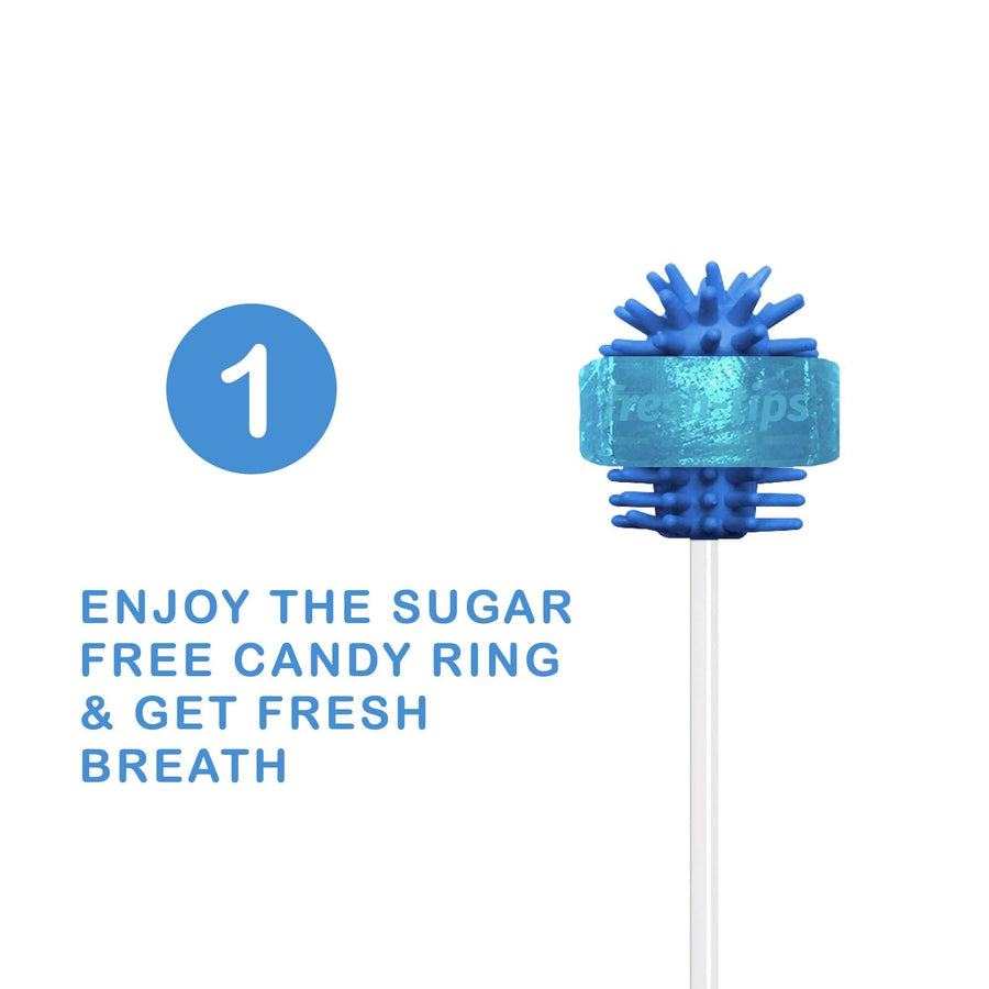 Fresh-Tips | Disposable Mini Brush | Peppermint Flavor