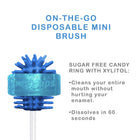 Fresh-Tips | Disposable Mini Brush | Peppermint Flavor