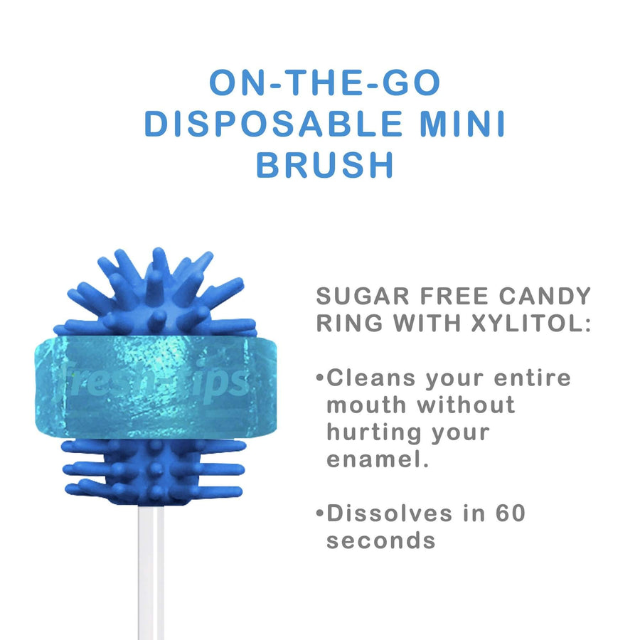 Fresh-Tips | Disposable Mini Brush | Peppermint Flavor